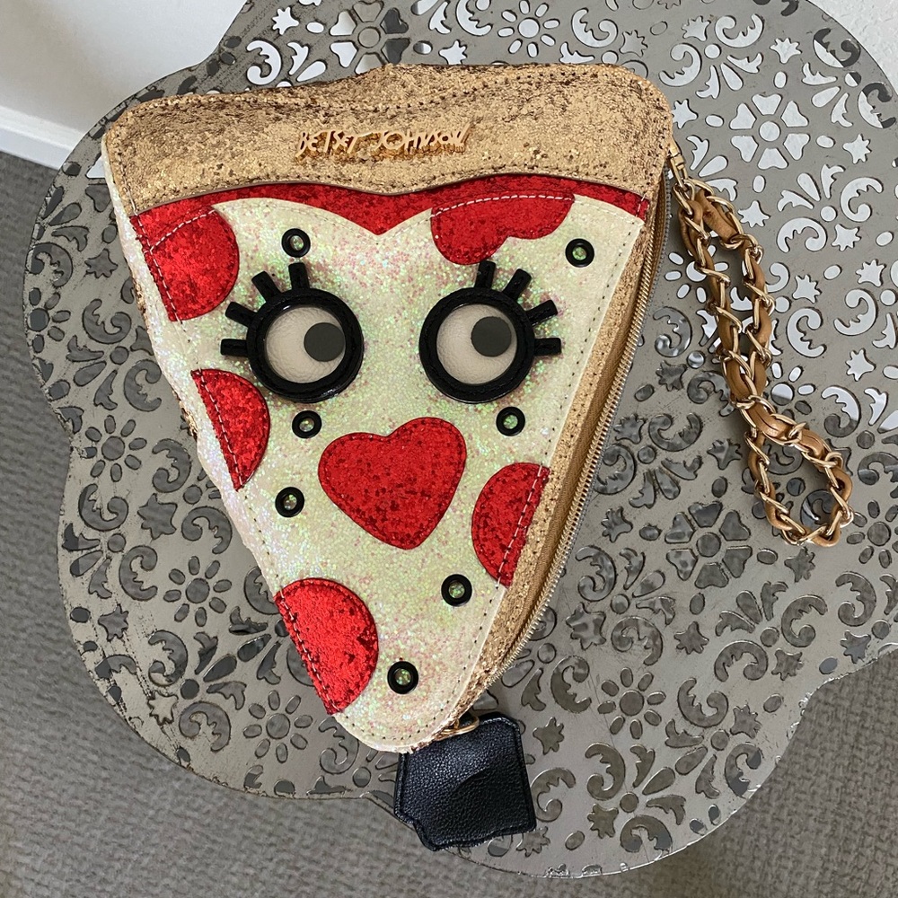 Betsey Johnson Pizza Clutch